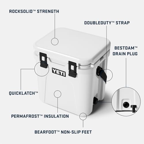 Image of YETI Roadie 24 2.0 Hard Cooler with DoubleDuty Shoulder Strap and Drain Plug