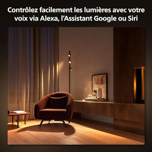 Plafonnier Philips Hue W&c Perifo 3 Spots+1 Barre - vue 5