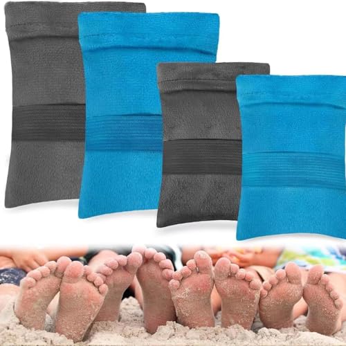 Removedor de areia para praia, lenços sem talco para crianças e adultos, sacos de areia adequados pa
