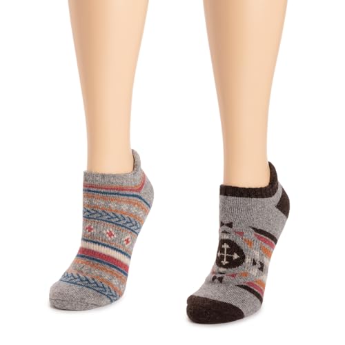 MUK LUKS Show Women's Wool Blend Socks-2 Pair Packs2
