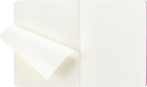 Miniatura 5 de Moleskine Cahier Diario, tapa suave, XL (7.5 x 9.5 pulgadas), lisoen blanco, rosa cinético, 120 páginas (juego de 3)