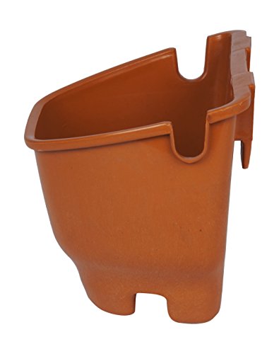CAPPL Verticell Vertical Garden Wall Hanging Pot (Pack of 3,Terracotta)