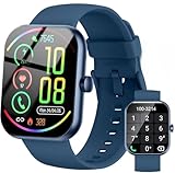 Matast Reloj Inteligente Hombre Mujer, 1.96' Smartwatch con Llamadas Bluetooth y Whatsapp Notificación, IP68 Pulsera Actividad con 100+ Modos Deportivos, Pulsómetro, Monitor de Sueño para Android iOS