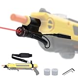 Laser Beam Sight for Bug Salt Gun 4.0,3.0,2.5,2.0,Adjustable Laser for Fly Gun Salt Shooter with Cups & Strap,Bug Salt Airsoft Accessories for Indoor and Outdoor (Only Laser Sight)
