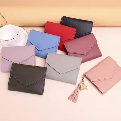 Women's Short Wallet with Multi Card Slots, Slim Design for Daily Use, Shopping, Travel & Everyday Carry, PU Leather Bifold Purse with Coin Pocket, Compact Credit Card Holder for Ladies3