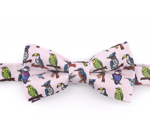 Image of OCIA Cute Pattern Pre-tied Bow Tie Adjustable Bowties for Adult & Children