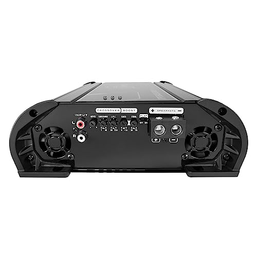 Image of Timpano 5000 Watts Mono Subwoofer Car Audio Amplifier TPT-BASS5000 1 Ohm - 12 Volts 5K Monoblock Class D Car Amp, Built-in Crossover & Bass Boost with Smart Fans