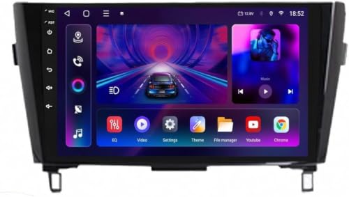 Autoradio Android 15 pouces Nissan Qashqai J11 X-Trail T32 2014 2015 2016 4G 64G GPS SWC