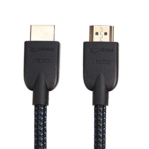 Image of AmazonBasics Braided HDMI Cable, 10 feet and 4K HDMI 3x1 Switch