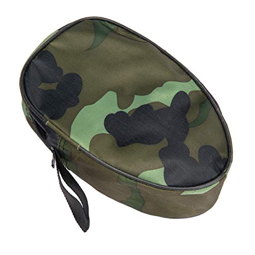 Jipemtra Gardening Folding Shovel Military Camping Shovel Survival Gear Entrenching Tool With Carrying Pouch Metal Handle For Camping Trekking Gardening Fishing Backpacking Snow (Green) #TOP7