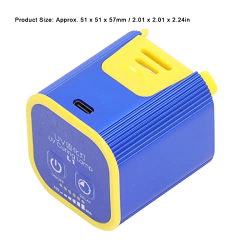 UV Curing Light, 3D Printer UV Resin Curing Light Mini Blacklight Flashlight LED Black Lamp Type C DC 5V Blacklight Tool for Repair Inspection