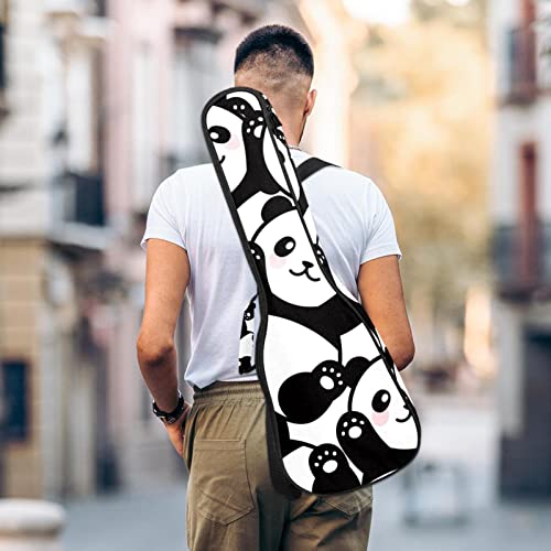 Sac à dos pour ukulélé de concert rembourré 10mm motif panda - 5