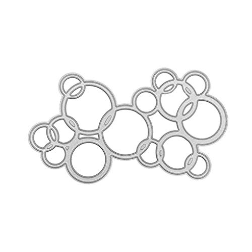 Centitenk Modelo de Las Burbujas de Acero al Carbono en Relieve Dies de Estampado de Fondo de la Plantilla del Arte del Libro de Recuerdos de Cover