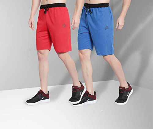 Image of OORA Men's Plus Sizes Cotton Shorts M to 5XL, 28 to 48 Inches Waistline