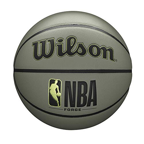 %8 OFF! WILSON NBA Forge Series Indoor/Outdoor Basketball - Forge, Khaki, Size 7 - 29.5