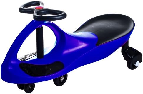 Wiggle Car Ride On Toy – No Batteries, Gears or Pedals – Twist, Swivel, Go – Outdoor Ride Ons for Kids 3 Years and Up by Lil’ Rider (Blue) 30"L x 13.5"W x 16"H