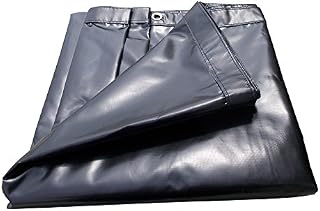 XTARPS - 8 x 16-18oz Heavy Duty WaterProof Vinyl Trailer Tarp with 10