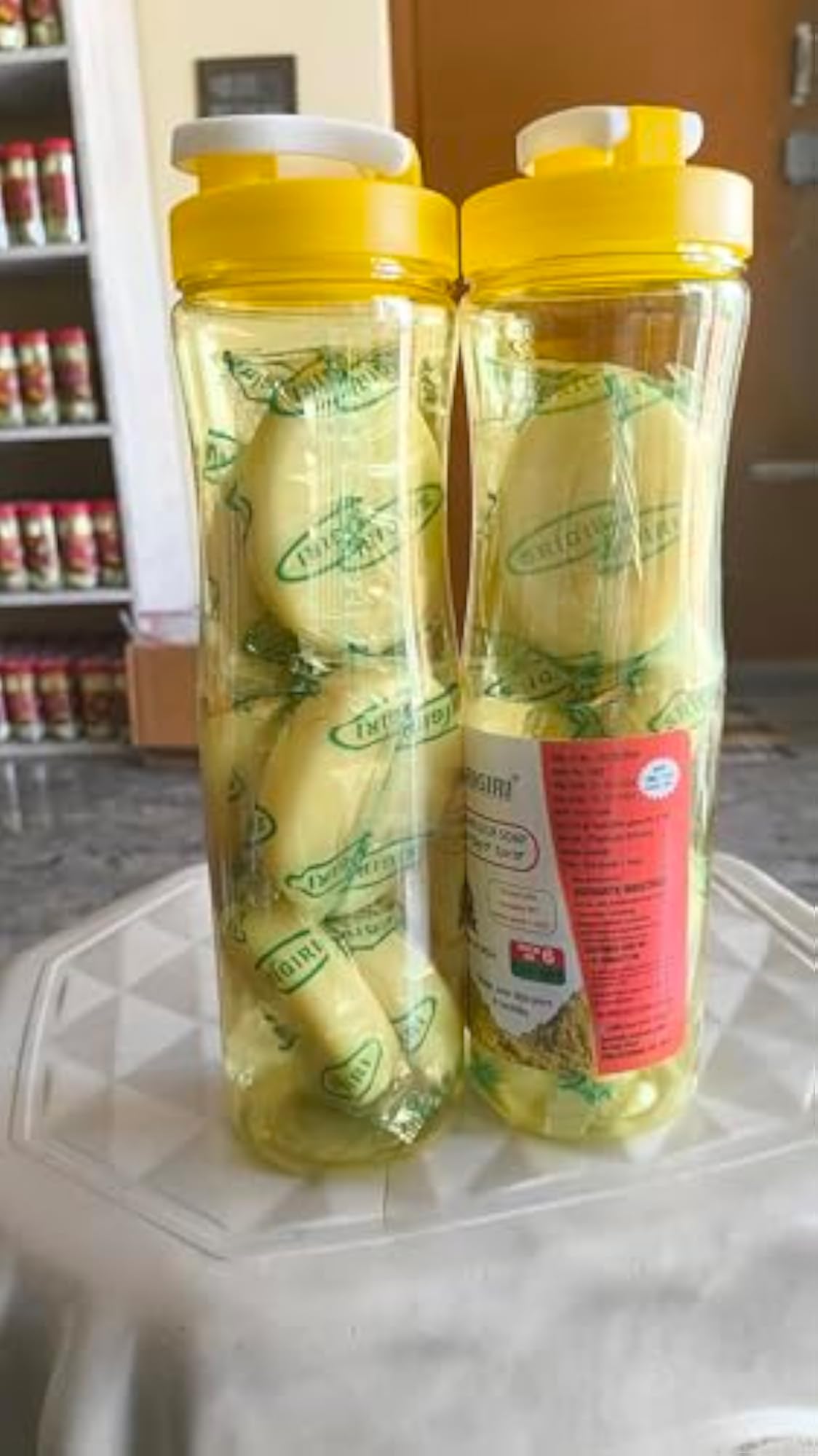 Srigiri Gramflour Soap, 76% Pure, Reusable PET Bottle, Pack of 2