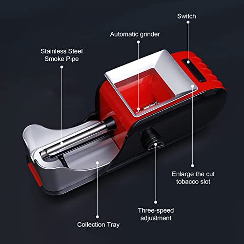 Sigarettenmachine upgraden, sigarettenvulmachine, sigarettenmachine, elektrische stopmachine voor sigaretten, sigarettenstopper, rokeraccessoires met reinigingsborstel en pincet - Afbeelding 3
