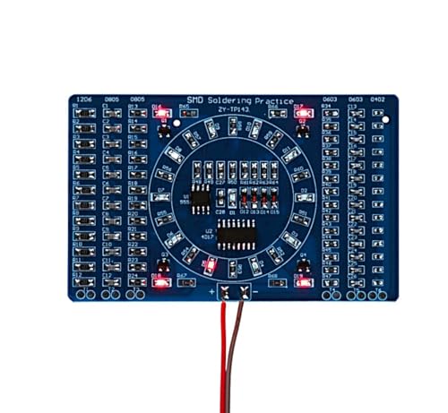 AZDelivery NE555 SMD Kit de Práctica de Soldadura DIY   Módulo LED para Aprender a Soldar, Set con Kit de Soldadura   Kit de Soldadura Electrónico para Ejercicios de Soldadura