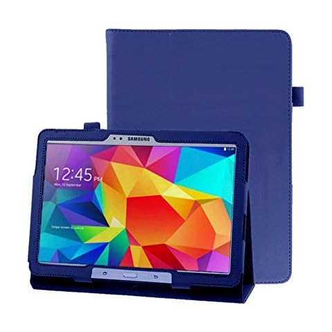 Cover Case for Samsung GALAXY Tab S 10.5 Inch SM-T800 T801 T805 Smart Cover Slim Case Stand Flip (Blau) NEW Cover