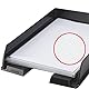 Esselte Sichthüllen-Set Standard Plus, 100 Stück, A4 Format, Rot mit matter Oberfläche, 0,115 mm PP-Folie, 54834