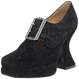John Fluevog Women's Munster, Black-Obsolete Baroque