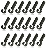 OMYZERO 60Pcs Helmet Clips for Headlamp, Headlamp Hook Clip Hardhat Clips，Hardhat Headlamp Accessor