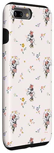 Coque Minnie Mouse iPhone 8 Plus / 7 Plus idée cadeau design fleuri - 3