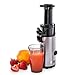 DASH Deluxe Compact Masticating Slow Juicer, Easy to Clean Cold Press Juicer with Brush, Pulp Measuring Cup, Frozen Attachment and Juice Recipe Guide - Graphite