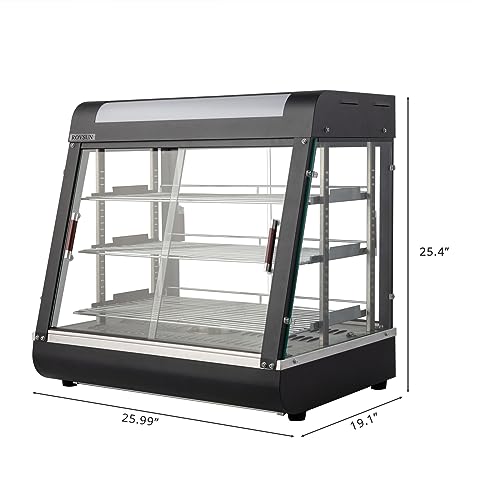 Rovsun FOOD WARMER DISPLAY-3 26 Inch Commercial Food Warmer Display Pizza Warmer thumb #5
