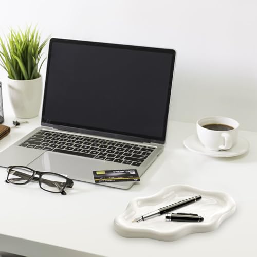 Keramik Schmuckschale, Wolken Schmucktablett, Keramik Ringschale Schlüsselschale, Schmuck Schmuckschale Dekoschalen,Schmuckteller zu Muttertag Halloween Weihnachten Erntedankfest Geburtstag für Frauen