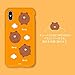 LINE Friends KCP-DBS005 iPhone Xs Case, iPhone X Case, Dual Guard PONGPONG Edward UP iPhone Cover, Supports 5.8-Inch Wireless Charging