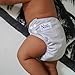 Nora's Nursery Newborn All-in-One Cloth Diaper 14-Pack with Diaper Pod for Clean Storage - Waterproof, Washable, Reusable, and Adjustable for Babies Under 12lbs - Making Waves