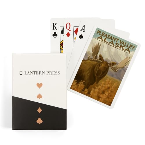 Baraja de 52 cartas tamaño póker con diseño Moose