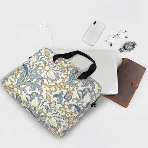 Funda para laptop portátil 15.6 pulg con asa y correa miniatura 7