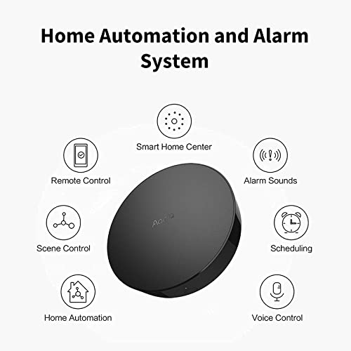 Aqara Smart Hub M2 Plus Aqara Temperature And Humidity Sensor, Door And Window Sensor And Water Leak Sensor, Zigbee Connection, For Remote Monitoring And Smart Home Automation #TOP4