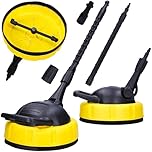Sillar Brosse Rotative pour Nettoyeur Haute Pression – Compatible Kärcher K2-K7, Lavor, Parkside | Nettoyage Rapide des Grandes Surfaces – Terrasses, Allées, Façades