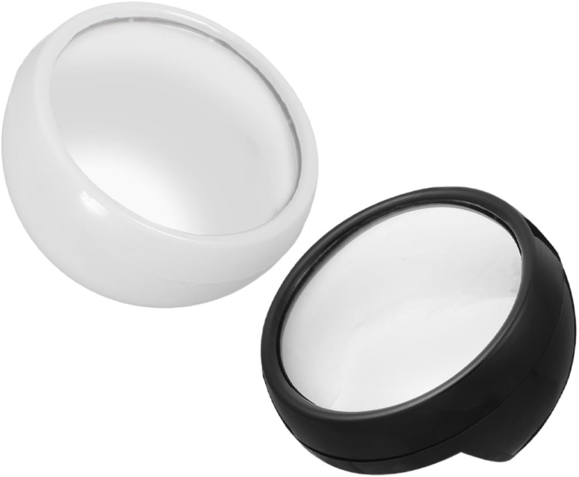HEMOTON 2pcs Car Blind Spot Mirrors for Vehicle Driving Assistance and Parking, Acrylic and PC Material with Easy Installation and Privacy Protection, Wide View Rearview Mirror