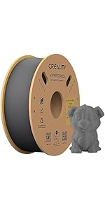 Comgrow Hyper Filament PLA Grey,10x Faster Print, High Speed 30-600mm/s 3D Printer Filament, for ...