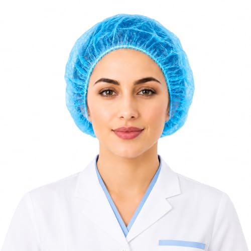 Disposable Bouffant Caps, 21inches Hair...