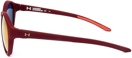 Miniatura 4 de Under Armour Gafas de sol redondas UA Infinity para adultos, BorgoñaGris Infrarrojo