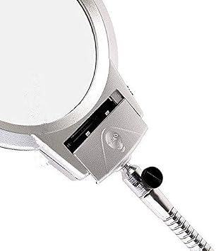 Microcase Masaüstü Mandallı Ledli Aydınlatma 5X Büyütme Büyüteç - Model No BY7