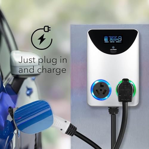 Image of Lectron NEMA Socket Splitter - Power Your EV Charger and High-Powered Appliance from The Same Outlet (NEMA 10-30 to NEMA 10-30 / NEMA 10-30 Splitter)