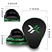 Xnature Curved Boxing MMA Punching Mitts Boxing Pads Hook & Jab Pads MMA Target Focus Punching Mitts Thai Strike Kick Shield a Pair (Dark Green)