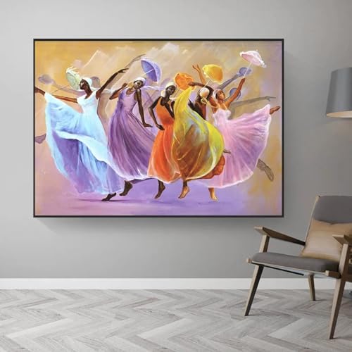 Affiche femme africaine dsdsgog 70x100 toile decoration chambre