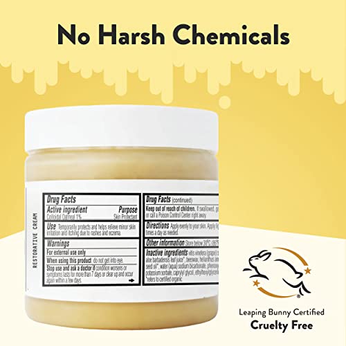 Eczema Honey Original Skin-Soothing Cream - Organic Hand & Body Eczema Relief - Natural Honey Lotion For Dry, Itchy, & Irritable Skin (4 Oz) #TOP4