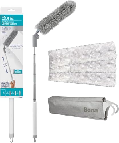 Bona High Performance Dusting System - 1 Extendable Handle, 3 Dis...