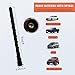 povtii Car Spiral Antenna, 7 Inch Auto Toppers Waterproof Retrofit Antenna Replacement, Flexible PVC Short Antenna Mast with Screw, Universal Exterior Car Accessories for Decoration