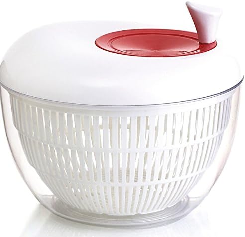 New Galleany Salad Spinner Apple Shape - Salad Dryer (Red)